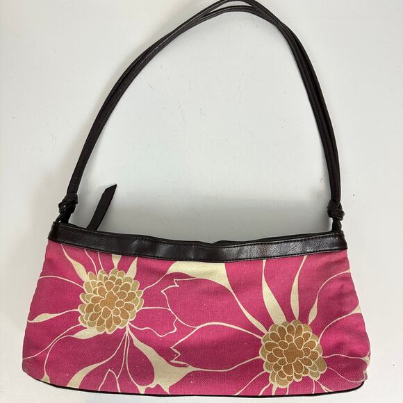 Victoria Secret Womens Handbag One Size Pink Floral Shoulder‎ Tote Make up Purse - Picture 1 of 11
